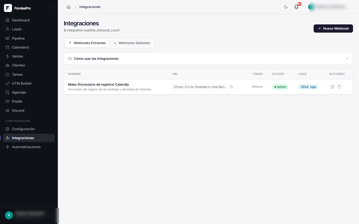 Integraciones de Gudari CRM