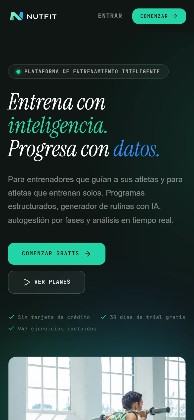 nutfit.com.mx en móvil